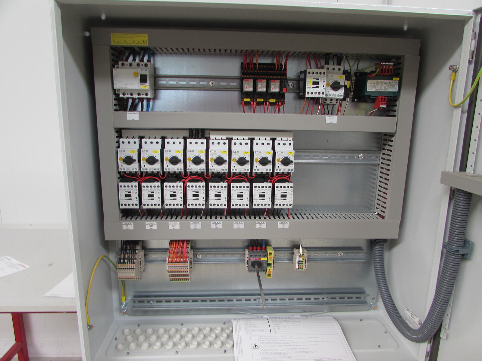 Control cabinet manure removal Oaklands house 12 level 2